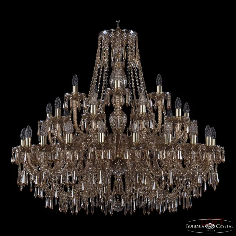 Подвесная люстра Bohemia Ivele Crystal 1403 1403/20+10+5/400 G M721 Подвесная люстра Bohemia Ivele Crystal 1403 1403/20+10+5/400 G M721