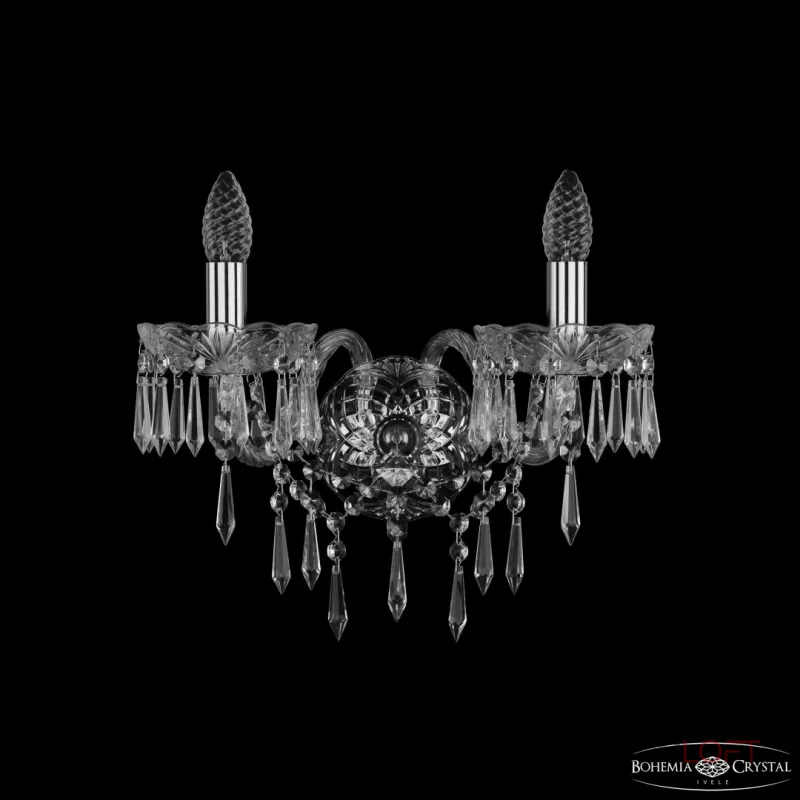 Бра Bohemia Ivele Crystal 1403 1403B/2/160/XL Ni Бра Bohemia Ivele Crystal 1403 1403B/2/160/XL Ni
