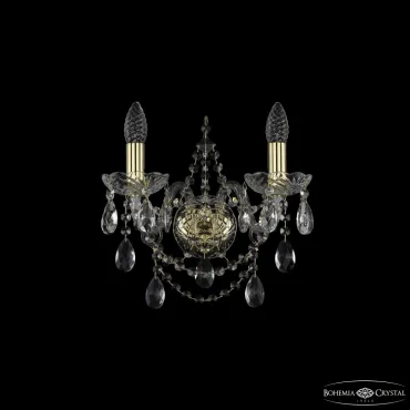 Бра Bohemia Ivele Crystal 1411 1411B/2/141 G Бра Bohemia Ivele Crystal 1411 1411B/2/141 G