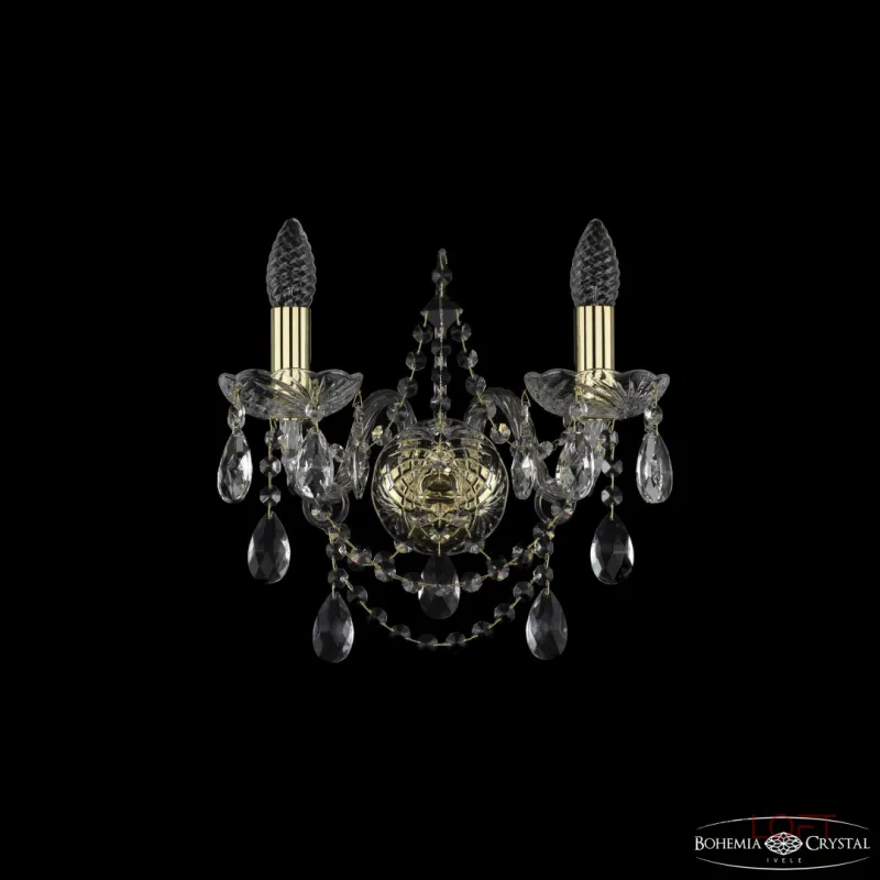 Бра Bohemia Ivele Crystal 1411 1411B/2/141 G Бра Bohemia Ivele Crystal 1411 1411B/2/141 G