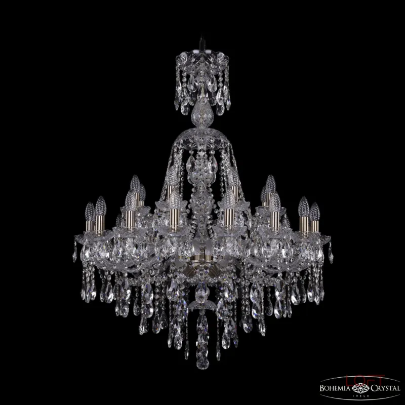 Подвесная люстра Bohemia Ivele Crystal 1415 1415/16+8/300/XL-106 Pa