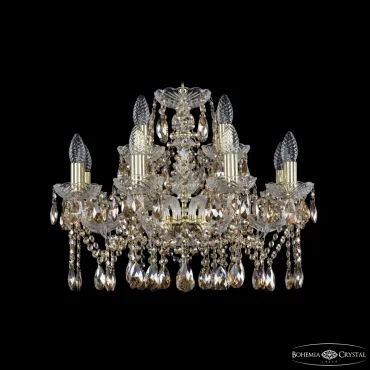 Подвесная люстра Bohemia Ivele Crystal 1413 1413/8+4/200 G R721