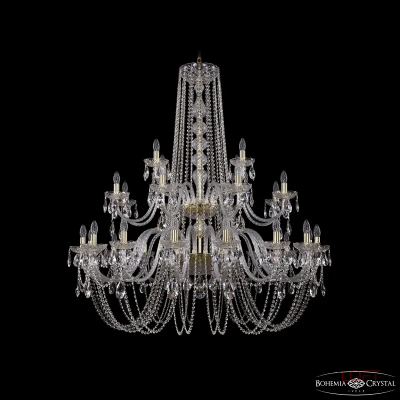 Подвесная люстра Bohemia Ivele Crystal 1402 1402/16+8+4/460/2d G