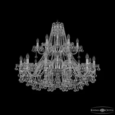 Люстра Bohemia Ivele Crystal 1409 1409/12+6/360/2d Ni