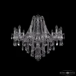 Подвесная люстра Bohemia Ivele Crystal 1415 1415/12/300 Ni Leafs