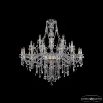 Подвесная люстра Bohemia Ivele Crystal 1415 1415/16+8+4/460 G