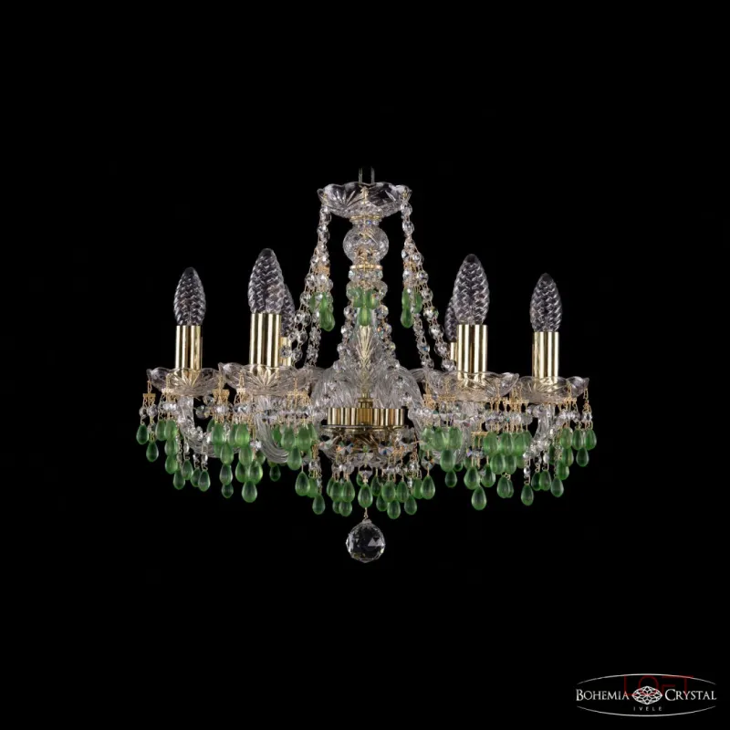 Подвесная люстра Bohemia Ivele Crystal 1410 1410/6/160 G V5001