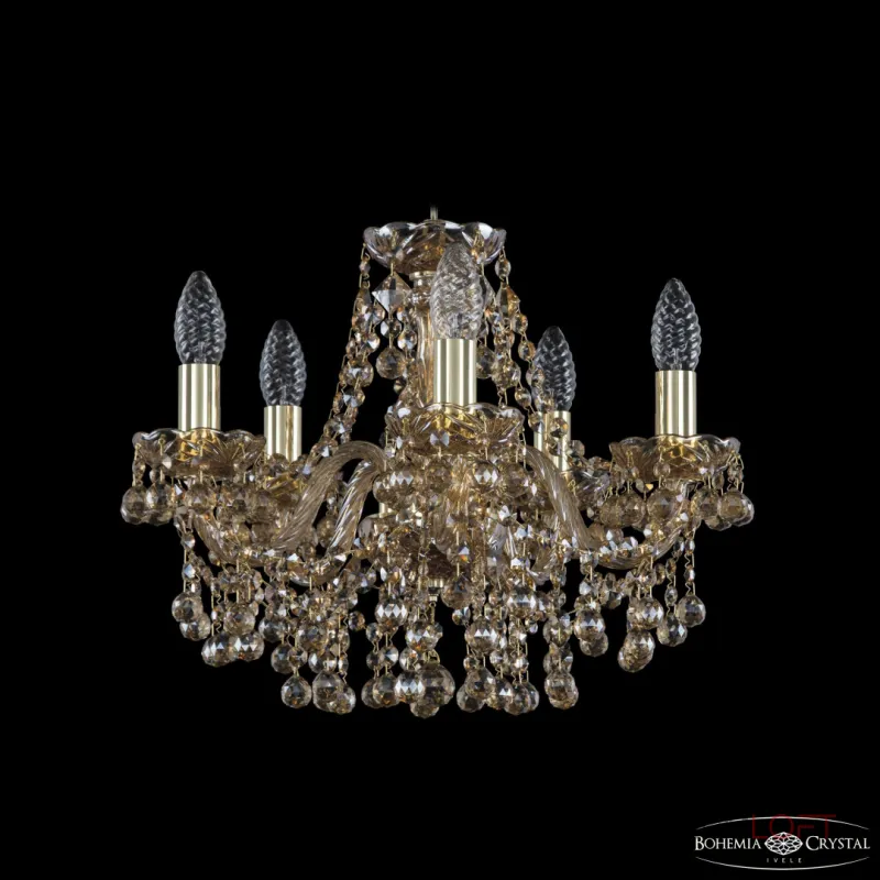 Подвесная люстра Bohemia Ivele Crystal 1409 1409/5/141 G M721 Подвесная люстра Bohemia Ivele Crystal 1409 1409/5/141 G M721