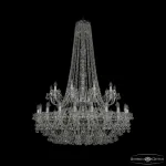 Подвесная люстра Bohemia Ivele Crystal 1409 1409/20+10/400/h-152/2d Ni