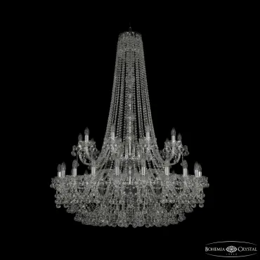 Подвесная люстра Bohemia Ivele Crystal 1409 1409/20+10/400/h-152/2d Ni Подвесная люстра Bohemia Ivele Crystal 1409 1409/20+10/400/h-152/2d Ni