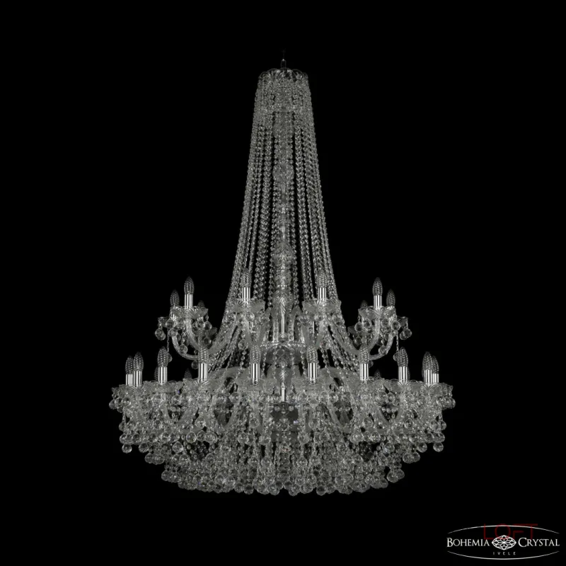 Подвесная люстра Bohemia Ivele Crystal 1409 1409/20+10/400/h-152/2d Ni Подвесная люстра Bohemia Ivele Crystal 1409 1409/20+10/400/h-152/2d Ni