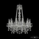 Подвесная люстра Bohemia Ivele Crystal 1411 1411/12/195/h-70 Ni