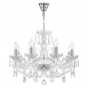 Подвесная люстра Bohemia Ivele Crystal 105 105/8/195 Ni Подвесная люстра Bohemia Ivele Crystal 105 105/8/195 Ni