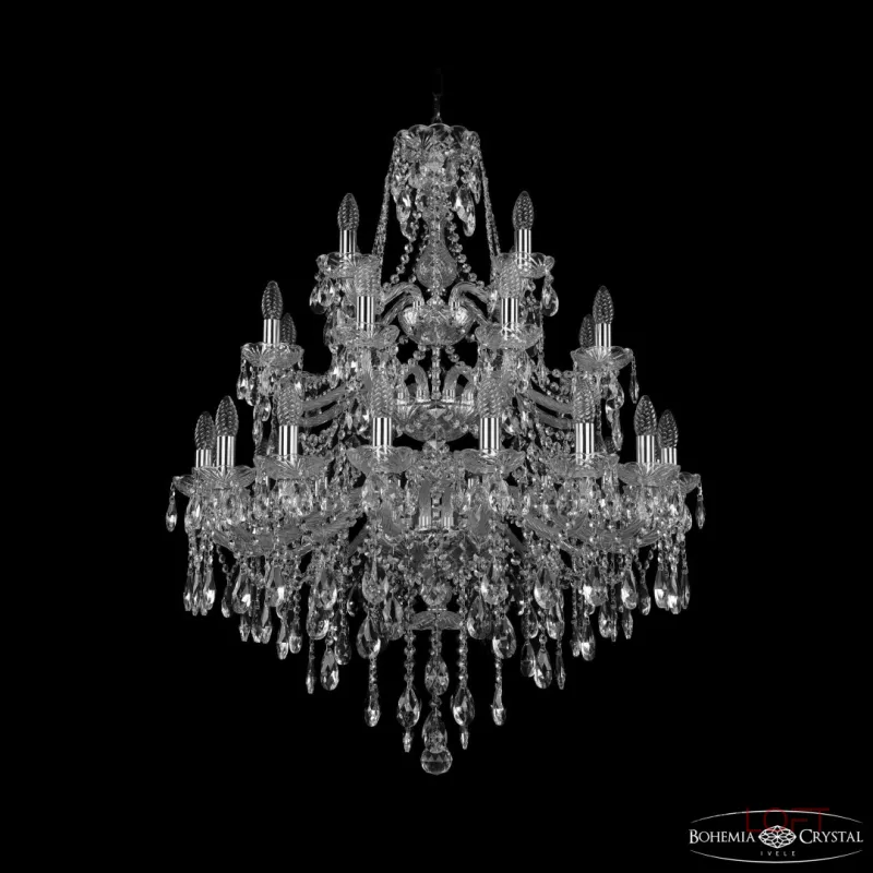 Подвесная люстра Bohemia Ivele Crystal 1415 1415/16+8+4/300/3d NI