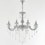 Подвесная люстра Bohemia Ivele Crystal AL7801 AL78101/8/250 B Ni