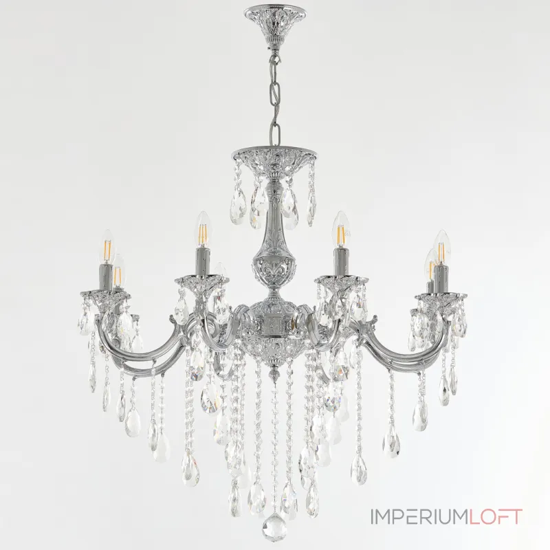 Подвесная люстра Bohemia Ivele Crystal AL7801 AL78101/8/250 B Ni