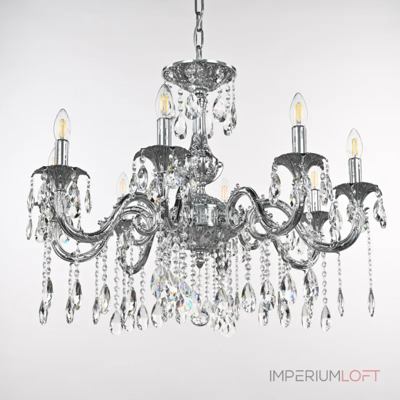 Подвесная люстра Bohemia Ivele Crystal AL7901 AL79101/8/250 A Ni Подвесная люстра Bohemia Ivele Crystal AL7901 AL79101/8/250 A Ni