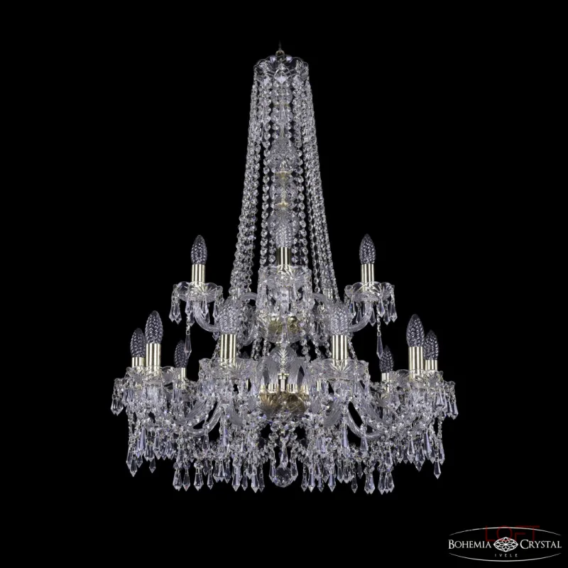 Подвесная люстра Bohemia Ivele Crystal 1403 1403/10+5/240/h-92/2d G Подвесная люстра Bohemia Ivele Crystal 1403 1403/10+5/240/h-92/2d G