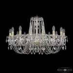 Подвесная люстра Bohemia Ivele Crystal 1402 1402/16/300 G
