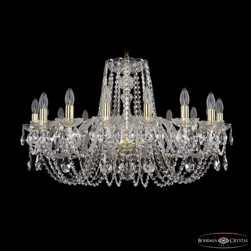 Подвесная люстра Bohemia Ivele Crystal 1402 1402/16/300 G Подвесная люстра Bohemia Ivele Crystal 1402 1402/16/300 G