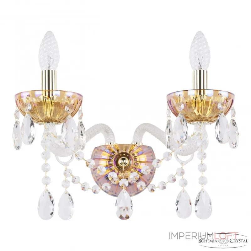 Бра Bohemia Ivele Crystal 5413 5413B/2/165 G Shampan/M-1H