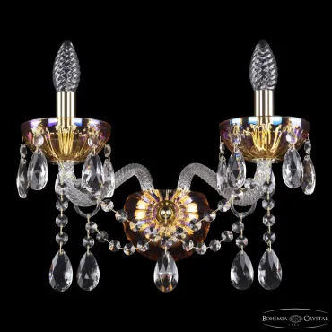 Бра Bohemia Ivele Crystal 5413 5413B/2/165 G Shampan/M-1H