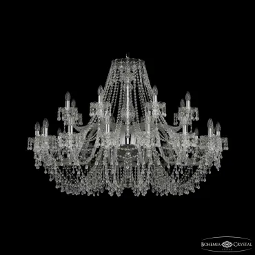 Подвесная люстра Bohemia Ivele Crystal 1410 1410/16+8/460 Ni V0300 Подвесная люстра Bohemia Ivele Crystal 1410 1410/16+8/460 Ni V0300