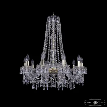 Подвесная люстра Bohemia Ivele Crystal 1403 1403/10/240/h-76 G