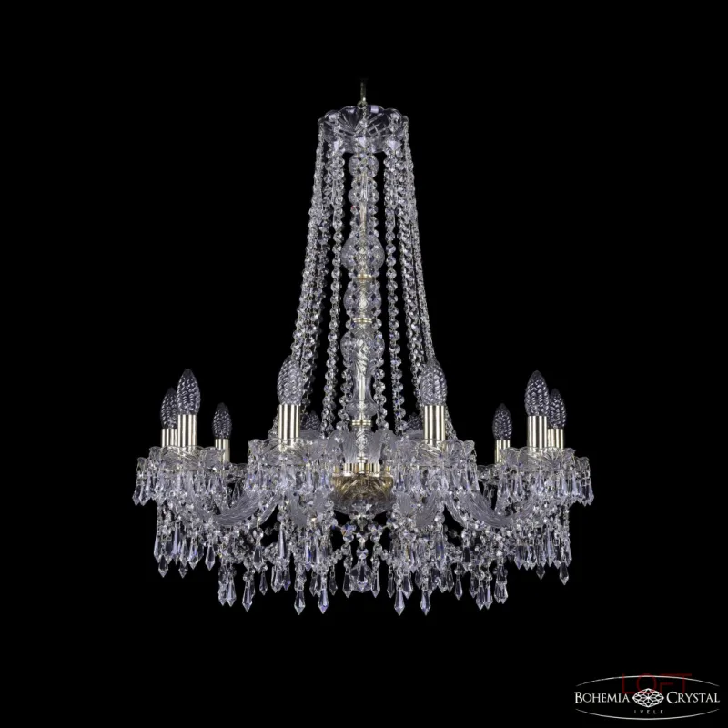 Подвесная люстра Bohemia Ivele Crystal 1403 1403/10/240/h-76 G