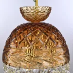 Подвесной светильник Bohemia Ivele Crystal 5478 5478/22 G Amber/M-1F Leafs K721