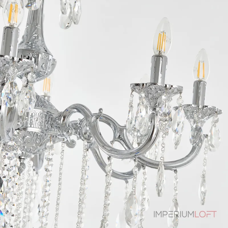 Подвесная люстра Bohemia Ivele Crystal AL7801 AL78101/8/250 B Ni