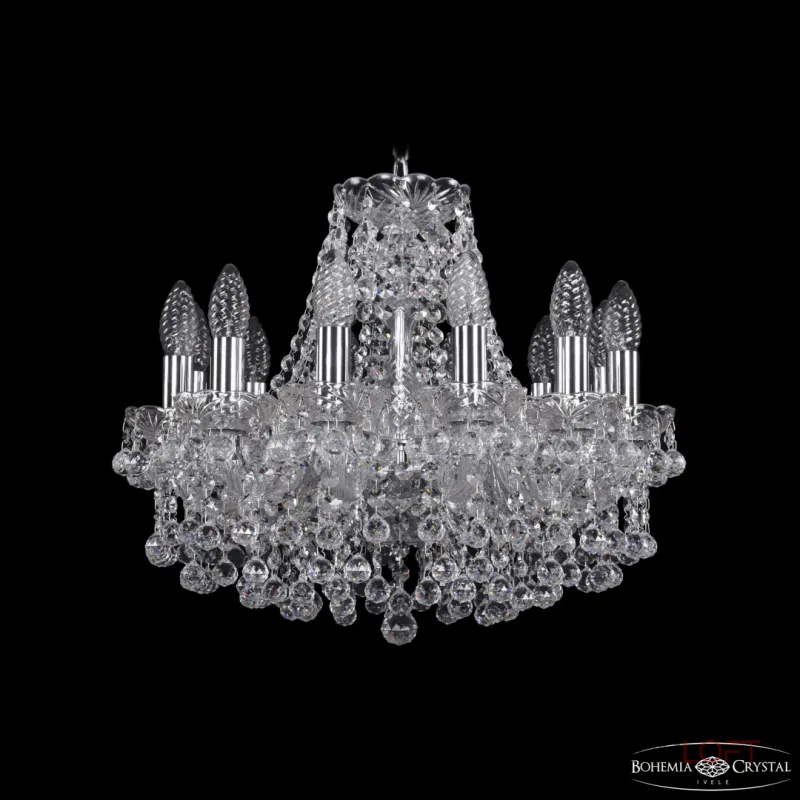 Подвесная люстра Bohemia Ivele Crystal 1409 1409/12/141 Ni
