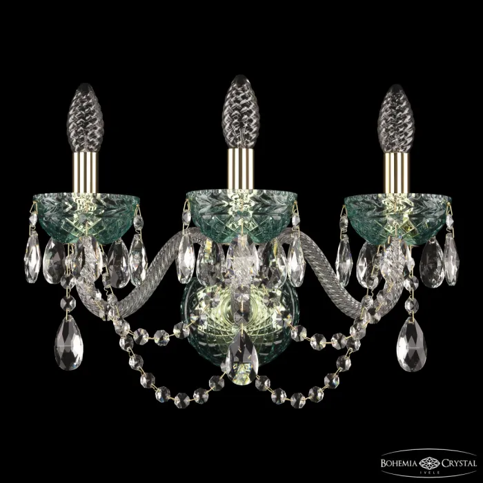 Бра Bohemia Ivele Crystal 5402 5402B/3/165 G Birusa/M-1F от ImperiumLoft
