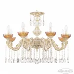 Подвесная люстра Bohemia Ivele Crystal AL7901 AL79101/8/250 A WMG P Shampan/M-1G