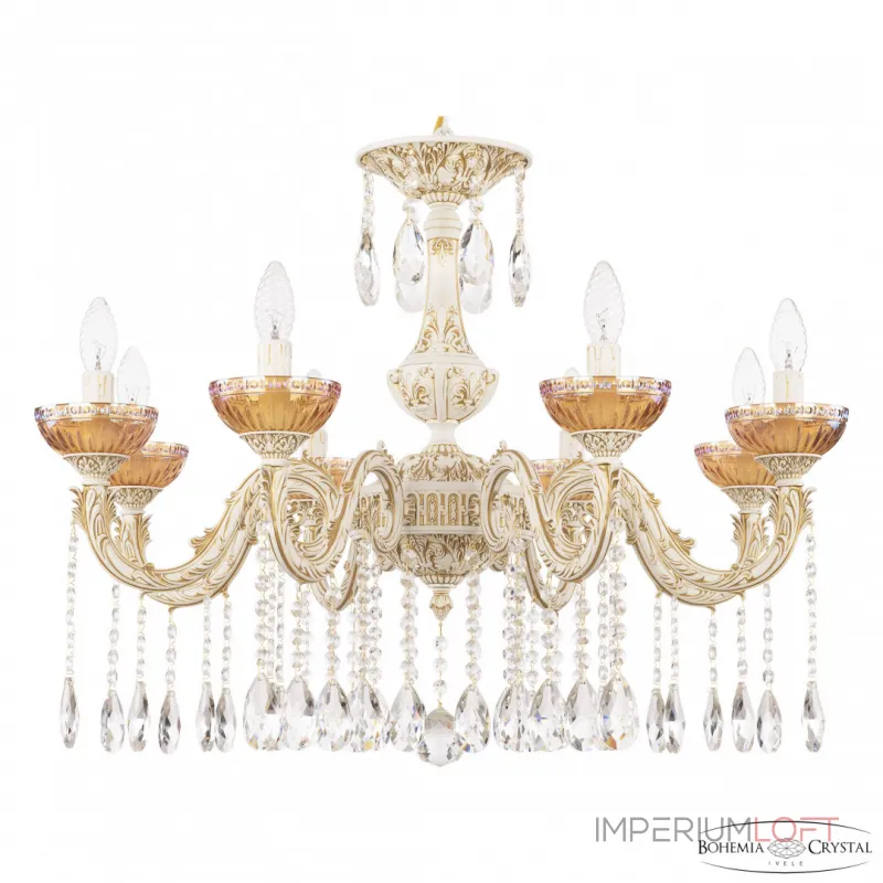 Подвесная люстра Bohemia Ivele Crystal AL7901 AL79101/8/250 A WMG P Shampan/M-1G Подвесная люстра Bohemia Ivele Crystal AL7901 AL79101/8/250 A WMG P Shampan/M-1G
