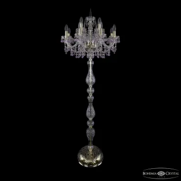 Торшер Bohemia Ivele Crystal 1410 1410T1/8+4/195-165 G V7010