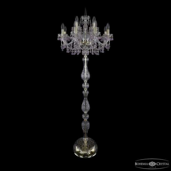 Торшер Bohemia Ivele Crystal 1410 1410T1/8+4/195-165 G V7010 от ImperiumLoft