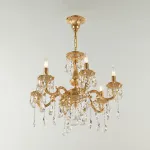 Подвесная люстра Bohemia Ivele Crystal AL77 AL77101/6/175 A G