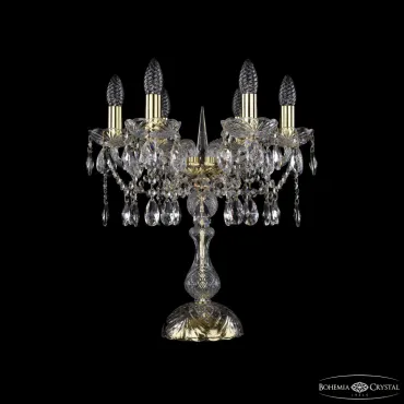 Настольная лампа Bohemia Ivele Crystal 1413 1413L/6/141-47 G