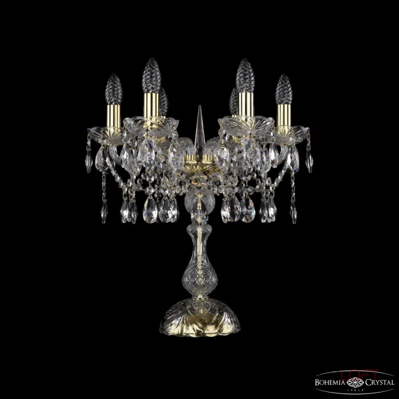 Настольная лампа Bohemia Ivele Crystal 1413 1413L/6/141-47 G