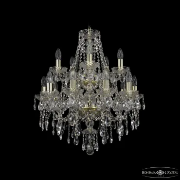 Подвесная люстра Bohemia Ivele Crystal 1415 1415/10+5/200/2d G