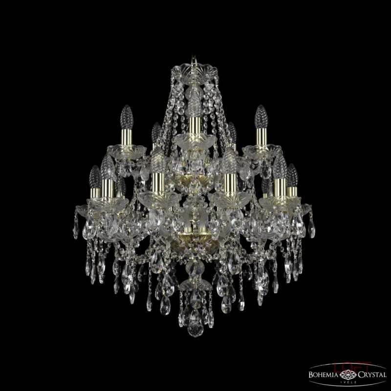 Подвесная люстра Bohemia Ivele Crystal 1415 1415/10+5/200/2d G