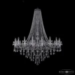 Подвесная люстра Bohemia Ivele Crystal 1415 1415/20/530/h-180 Ni