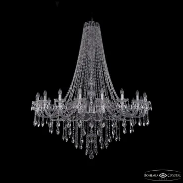 Подвесная люстра Bohemia Ivele Crystal 1415 1415/20/530/h-180 Ni