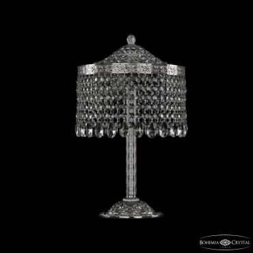 Настольная лампа Bohemia Ivele Crystal 1920 19201L6/25IV Ni Настольная лампа Bohemia Ivele Crystal 1920 19201L6/25IV Ni