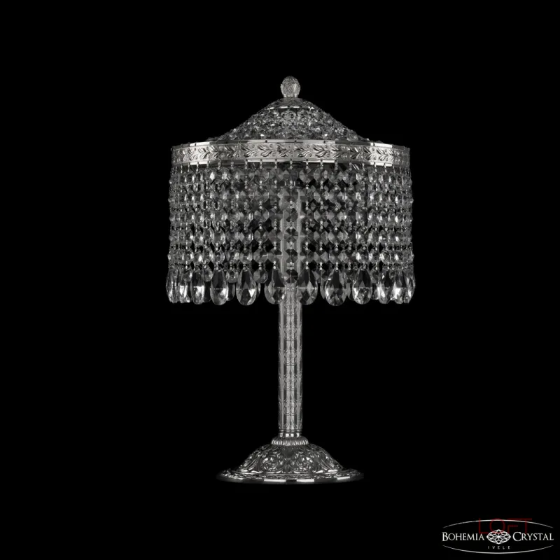 Настольная лампа Bohemia Ivele Crystal 1920 19201L6/25IV Ni Настольная лампа Bohemia Ivele Crystal 1920 19201L6/25IV Ni