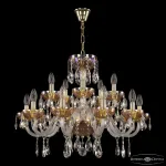 Подвесная люстра Bohemia Ivele Crystal 5417 5417/10+5/240 G Shampan/M-1H