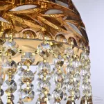 Подвесной светильник Bohemia Ivele Crystal 5478 5478/22 G Amber/M-1F Leafs K721