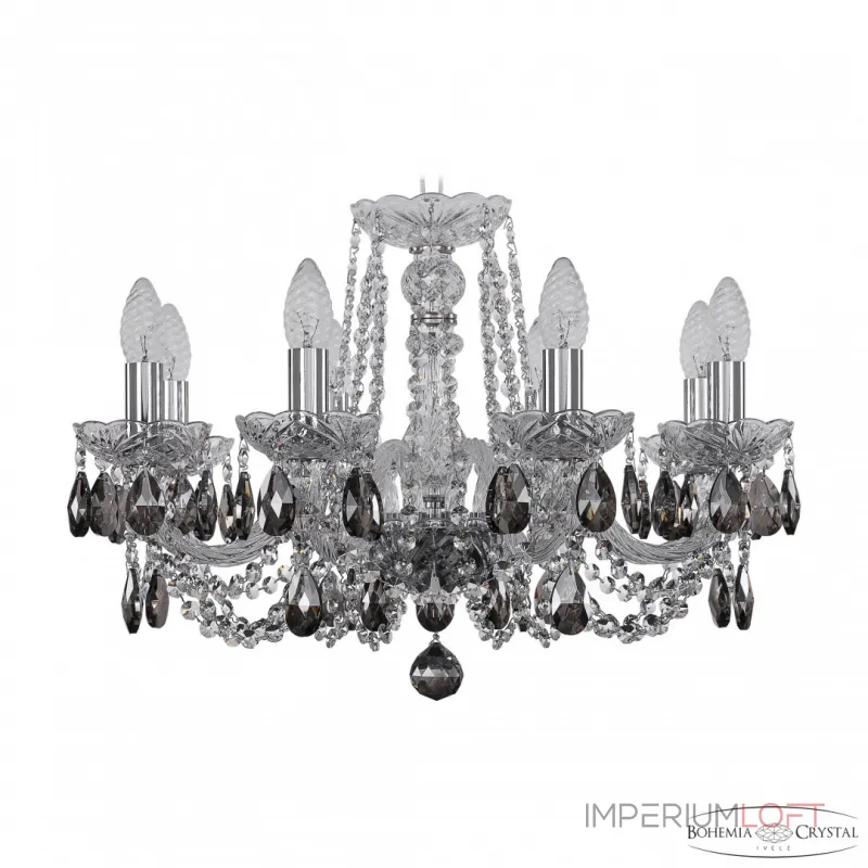 Подвесная люстра Bohemia Ivele Crystal 1402 1402/8/195 Ni K731