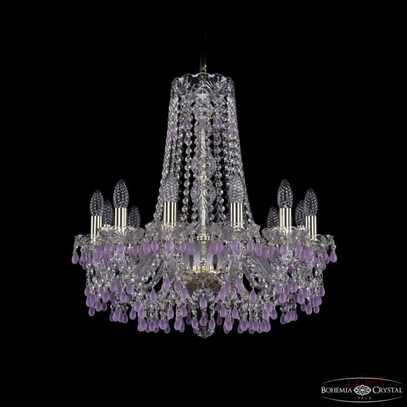Подвесная люстра Bohemia Ivele Crystal 1410 1410/12/195/h-60 G V7010